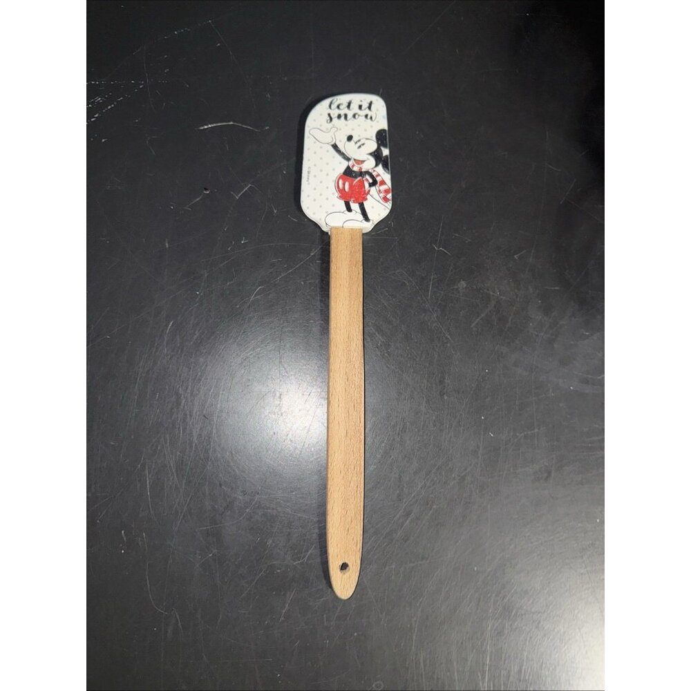 Disney Mickey Mouse Silicone Spatula Christmas Let It Snow